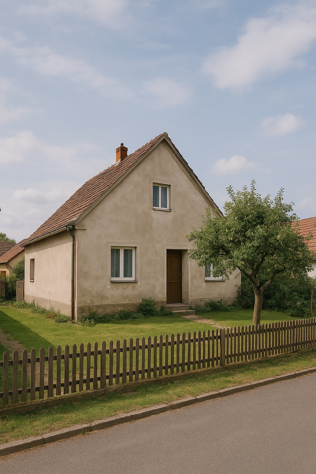 Starší rodinný dům se zahradou před renovací