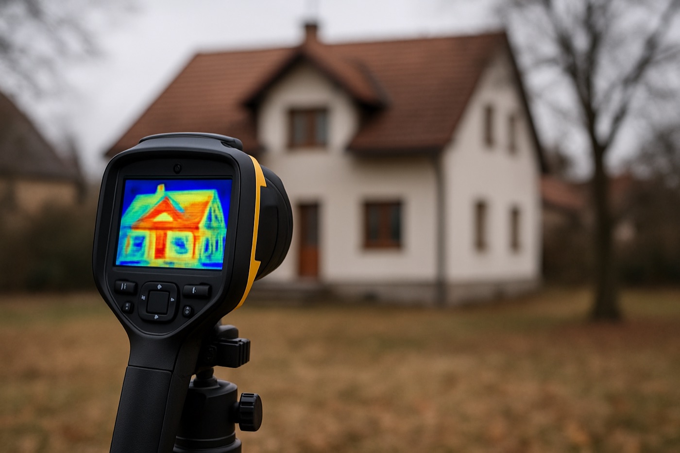 Termokamera při energetickém posouzení domu